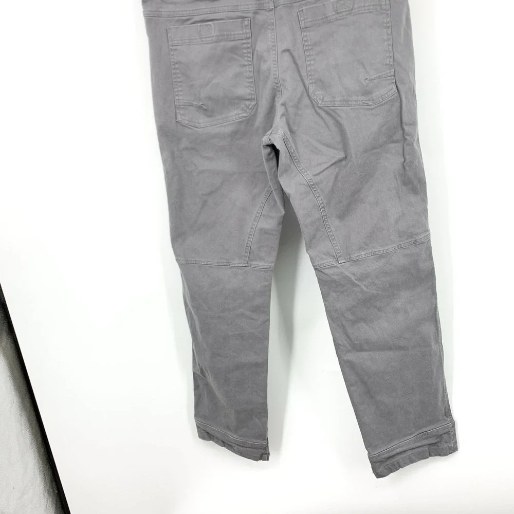 EMS Eastern‎ Mountain Sports Men Size 36 x 30 Pants Gray Canvas Khakis Straight